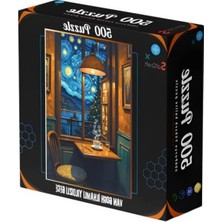 Odea Van Gogh Ilhamlı Yıldızlı Gece Temalı 500 Parça Puzzle