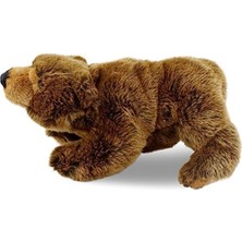 Odea Peluş Boz Ayı Kukla - 30 Cm, Eğlenceli Oyun Arkadaşı