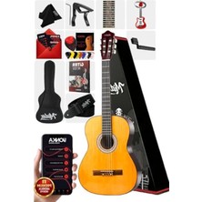 Odea Klasik Gitar, 4/4 Yetişkin Boy ve Sap Ayarı ile Full Set