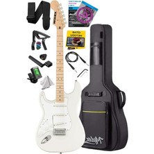Odea Maple Klavye Strat Kasa, 61 Tuşlu Elektro Gitar Seti