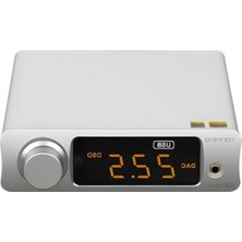 Odea Topping Audio Dx3 Pro+ ES9038Q2M Desktop Dac ve Headphone Amplifier, Silver, Dac ve Kulaklık Amplifikatörü