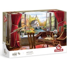 Odea 500 Parça Çalışma Manzarası Temalı Eğlenceli Puzzle