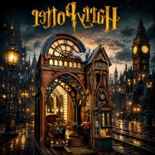 Odea Büyülü Gar Book Nook, LED Işıklı Ahşap Maket ve Minyatür Tren Seti