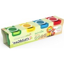 Odea Doğal Oyun Hamuru Mini-Cup Seti, 4X65GR