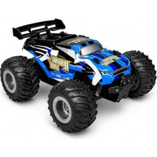 Odea Vardem Uzaktan Kumandalı Off Road Araba, 2.4g Full Fonksiyon 1:18 Şarjlı Rc Araç, Işıklı High Off Road Oyuncak, 2WD Büyük Tekerlekli Kumandalı Arazi Aracı,şarjlı Oyuncak Araba, DS-1258(A) (Mavi)