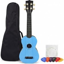 Odea Mavi Renk Soprano Ukulele, Başlangıç Seviyesi Için