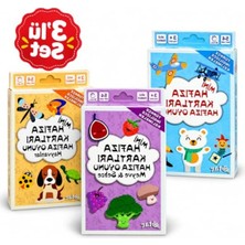 Odea Hayvanlar ve Meyve Sebzeler Temalı 3'lü Mini Hafıza Oyunu