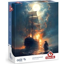 Odea Alevlerin Ardında Temalı 1000 Parçalı Puzzle, Eğlenceli Zeka Oyunu