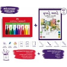 Odea 50 Yaprak A4 Spiralli Resim Defteri, Hediye Pastel Boya ile Sanat Aktivitesi