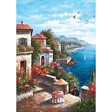 Odea Keyif Saati Temalı 500 Parça Puzzle, Eğlenceli Zihin Geliştirme