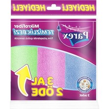 Odea 3'lü Mikrofiber Temizlik Bezi Paketi, Çok Amaçlı Kullanım Için