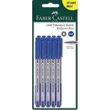 Faber Castell 1440 Tükenmez Kalem 0.8 mm 10'lu Mavi