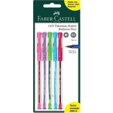 Faber Castell 1425 Renkli Tükenmez 5 'li Kalem