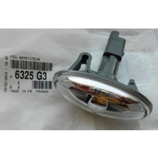 Tyc Citroen C5 Ön Çamurluk Sinyali BEYAZ2004-2008 (Oem No: 6325G3)