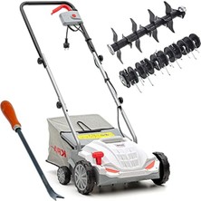 Odea Elektrikli Çim Havalandırma Ievl 1532, Toplama Sepeti 30 L, Çalışma Genişliği 32 Cm, Yabani Ot Kesici Dahil
