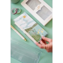 Odea 9X18 cm Ciltli Ajanda Defter Şeffaf Koruma Kılıfı
