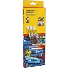 Odea 12 Renk Akrilik Boya Seti, 7 ml Tüp Içerir