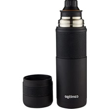 Odea Contigo Thermal Bardaklı Çelik Termos 740 ml Siyah