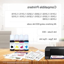 Odea 003 Uyumlu Yedek Mürekkep, Çok Renkli, 70 Gm, Epson Yazıcılar Için