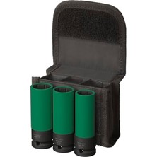Odea Ekstra Uzun Havalı Lokma Takımı, 1/2" Boyut ile 3 Parça Set