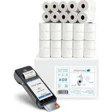 Odea 56X16 mm Termal Yazıcı Rulosu, 50 Adet, Bpa Içermez