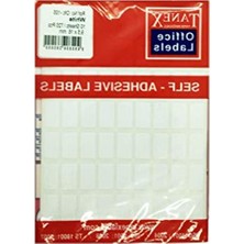 Odea Beyaz Ofis Etiketi, 9.5X16 mm Boyutunda, Organizasyon Için Uygun