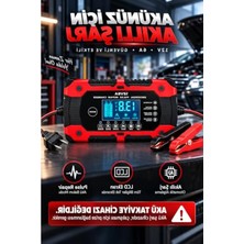 Odea 12V 6A Akü Şarj Cihazı, LCD Ekranlı Otomatik Şarj Aleti