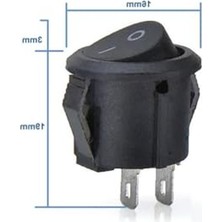 Odea 16MM Açma Kapama Mini Buton Anahtar, 2 Pin