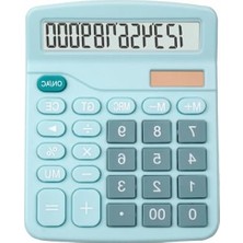 Odea Mint Yeşili 12 Haneli Masaüstü Hesap Makinesi, Geniş LCD Ekran