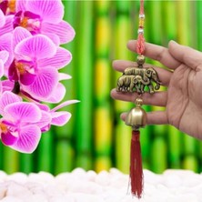 Odea Metal Feng Shui Şans Filleri, 30 cm Uzunlukta, Bereket Sembolü