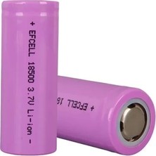 Hubrendy Sh Efcell 3.7 Volt 1200 Mah Lityum 18500 Pil (Başlıksız)