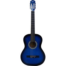 Aiersi SC040-BLS Mavi 3/4 Boy Sap Ayarlı Klasik Gitar