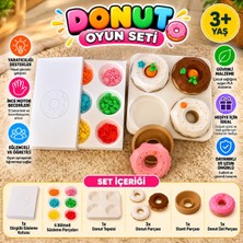 Dinç Spor Eğitici Donut Süsleme Oyun Seti – Renkli Tasarım ve Dekorasyon Seti