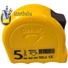 Dekor 295 5 M x 19 mm Şerit Metre 12 Adet
