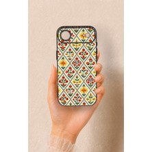 Vip Case iPhone 17 Air Uyumlu Çini Lale Desenli Silikon Kılıf
