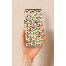 Vip Case Infinix Note 40 Pro Uyumlu Çini Lale Desenli Silikon Kılıf