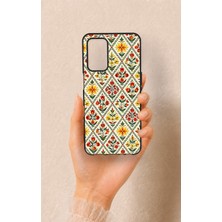 Vip Case Oppo A55 Uyumlu Çini Lale Desenli Silikon Kılıf