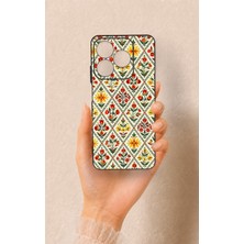 Vip Case Realme C63 Uyumlu Çini Lale Desenli Silikon Kılıf