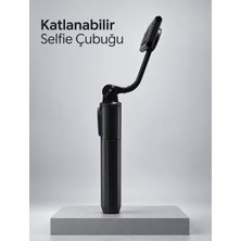 Sovrent Uzaktan Fotoğraf Çekimi Için Döndürülebilir Telefon Tutuculu Selfie Çubuğu