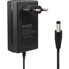 Hubrendy Sh Weko 21 Volt - 2 Amper 5.5*2.5 mm Uçlu Kırmızı Yeşil Ledli Priz Tipi Şarjlı Matkap Adaptörü