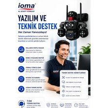 Ioma 4 Kameralı, 1 Hareketli, Wifi Kamera