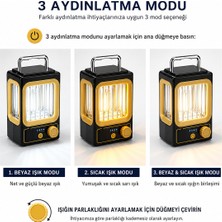 Efnaz Style Solar - Güneş Enerjili USB Şarjlı Nostalji Solar Lamba 1500MAH HS-234