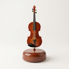 Herbal Accessory Nostaljik Minyatür Keman Tasarımlı Kurmalı Müzik Kutusu 🎻🎶