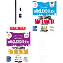 Ankara Yayıncılık 7.sınıf Güçlendiren Matematik Fen Bilimleri Yeni Nesil Sorularla Soru Bankası 2 Kitap Set Türkiye Yüzyılı Maarif Model  Kalem Seti Hediyeli