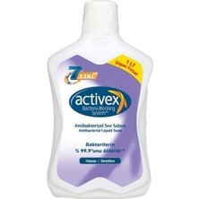 Activex Antibakteriyel Sıvı Sabun 1 lt 3 Adet Hassas Ciltler İçin Kokusuz Etkili Temizlik