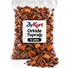 ByKurt Orkide Toprağı Havadar Drenajlı Saksı Harcı İri Taneli Karışım 5 Litre