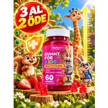 Walker's Vitamins Kids Multivitamin Gummy 60 Kapsül Sitikolin Lutein Çinko C Vitamini .