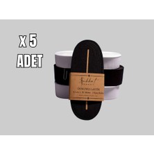 Sıhhat Dardokuma 3.5 cm 10 Metre Süper Lüx Dokuma Lastik SİYAH -5'li Paket- Don Lastik -Paça Lastik , Alez Lastik , Çok Amaçlı Lastik