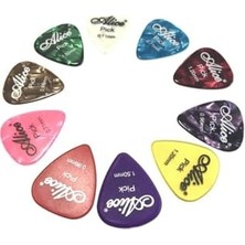 Odea Gitar Penası 10'lu Set, Çeşitli Kalınlıklar, Renkli