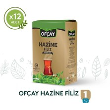 Ofçay Hazine Filiz Dökme Siyah Çay 1000 G-12\'li Koli